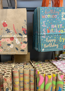 new wrapping paper range in tesco stores